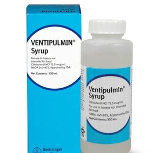Ventipulmin For Horses. Ventipulmin Syrup Works to relieve multiple symptoms of reversible airway conditions in horses. Enhances clearance of mucus from