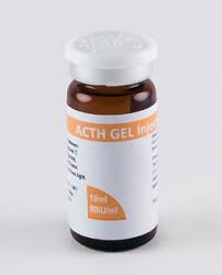 Buy ACTH Gel Injection online  Adrenocorticotropic hormone (ACTH), also known as corticotrophin, is a polypeptide tropic hormone produce and secreted by the anterior pituitary gland.  It is an important component of the hypothalamic pituitary adrenal axis and is often produce in response to biological.  Its principal effects are increased production and release of corticosteroids. Buy ACTH Gel Injection online usa, Order ACTH Gel Injection online Utah, ACTH Gel Injection price in Vermont, ACTH Gel Injection for sale in Virginia, Buy ACTH Gel Injection without prescription Washington, where can i order ACTH Gel Injection online Wisconsin, best place to order ACTH Gel Injection in Texas, Order ACTH Gel Injection near me South Carolina ACTH stimulates secretion of the glucocorticoid steroid hormones from the adrenal cortex cells, especially in the zona fasciculata of adrenal glands.  ACTH acts by binding to cell surface ACTH receptors, which are located primarily on the adrenocortical cells of the adrenal cortex.  The ACTH receptor is a seven membrane spanning G protein- oupled receptor.  Upon ligand binding, the receptor undergoes conformation changes to stimulate the enzyme adenylyl cyclase, which does lead to an increase in intracellular cAMP and subsequent activation of protein kinase. ACTH Gel Injection- 80IU ACTH influences steroid hormone secretion by both rapid short term mechanisms that takes place within minutes and slower long term actions.  The rapid actions of ACTH include stimulation of cholesterol delivery to the mitochondria where P450scc enzyme is located.  P450scc catalyzes the first step of steroidogenesis and is cleavage of the side chain of cholesterol.  ACTH also stimulates lipoprotein uptake into the cortical cells.  This increases the bioavailability of cholesterol in cells of the adrenal cortex. The long term actions of ACTH include stimulation of the transcription of the genes coding for steroidogenic enzymes, especially the P450scc, the steroid 11?-hydroxylase along with their associated electron transfer proteins. The effect is observed over several hours. In addition to steroidogenic enzymes, ACTH also enhances transcription of the mitochondrial genes that encode for subunits of mitochondrial oxidative phosphorylation systems.  These actions may actually be necessary to supply the enhance energy needs of adrenocortical cells stimulated by ACTH. Buy ACTH Gel Injection online usa, Order ACTH Gel Injection online Utah, ACTH Gel Injection price in Vermont, ACTH Gel Injection for sale in Virginia, Buy ACTH Gel Injection without prescription Washington, where can i order ACTH Gel Injection online Wisconsin, best place to order ACTH Gel Injection in Texas, Order ACTH Gel Injection near me South Carolina