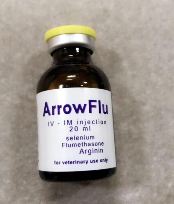 Buy Arrowflu 20ml online  Arrowflu 20ml is a very competitive product We are 100% legit and efficient supplier of performance supplements for equine sports. We offer the best market prices and offer a huge discount for bulk buyers. Packaging and shipping are very discrete and bypass all custom or law enforcement. Delivery through regular and express airmail within 2-3 business days from dispatch. Buy Arrowflu 20ml online usa, Order Arrowflu 20ml online Arkansas. What is the cost of Arrowflu 20ml, where to buy Arrowflu 20ml, how to use Arrowflu 20ml. How long does Arrowflu 20ml last in the system, Arrowflu 20ml side effect. Best place to buy Arrowflu 20ml near me Colorado. For more information or a special quotation, do not hesitate to Analgesic, anti-inflammatory and anti-pyretic effect indicated in the treatment of locomotor system diseases. COMPOSITION: Phenylbutazone 200 mg Dexamethasone 0.25 mg Excipient q.s. 1 ml INDICATIONS: Treatment of primary locomotor system diseases. Coadjutant treatment to the antibiotic therapy in infectious arthritis. Treatment of inflammatory processes in osteopathies, adenopathies, neuropathies, mastitis. To control congestive and painful symptoms associate to these processes. Buy Arrowflu 20ml online usa, Order Arrowflu 20ml online Arkansas. What is the cost of Arrowflu 20ml, where to buy Arrowflu 20ml, how to use Arrowflu 20ml. How long does Arrowflu 20ml last in the system, Arrowflu 20ml side effect. Best place to buy Arrowflu 20ml near me Colorado. TARGET SPECIES: Horses, dogs and cats ADMINISTRATION ROUTE: Intramuscular or intravenous. POSOLOGY: Horses: Adult animals: 30 ml/day 1st day, 20 ml/day 2nd day, and subsequently 10 ml/day, during 4-6 days. Foals: 10 ml/day 1st day and 5 ml subsequent 4-6 days. Pets: 1 ml/15 kg b.w. per day, during 5 days arrowflu 20ml is a very competitive product We are 100% legit and efficient supplier of performance supplements for equine sports. We offer the best market prices and offer a huge discount for bulk buyers. Packaging and shipping are very discrete and bypass all custom or law enforcement. Delivery through regular and express airmail within 2-3 business days from dispatch. Buy Arrowflu 20ml online usa, Order Arrowflu 20ml online Arkansas. What is the cost of Arrowflu 20ml, where to buy Arrowflu 20ml, how to use Arrowflu 20ml. How long does Arrowflu 20ml last in the system, Arrowflu 20ml side effect. Best place to buy Arrowflu 20ml near me Colorado.
