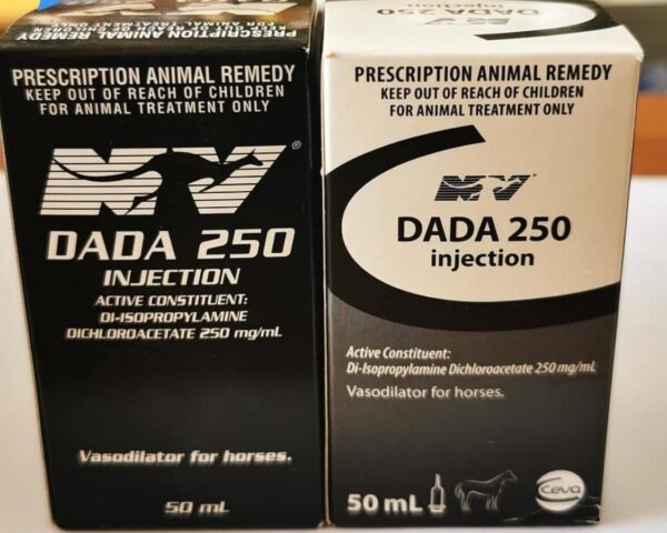 Buy DADA 250 Injection appears to be a specialized veterinary product, though specific information might not be widely available.