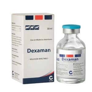 Dexamethasone, typically available in injectable form or sometimes as an oral preparation. The exact concentration of Dexamethasone in Dexaman may vary...