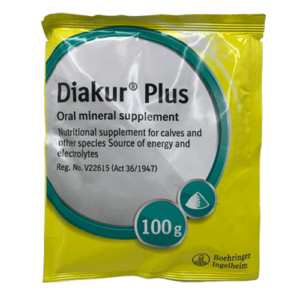 Diakur Plus 100g is a valuable tool for farmers and veterinarians to help manage dehydration and electrolyte imbalances in calves and other livestock