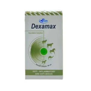 Dexamax Injection is a veterinary corticosteroid medication containing Dexamethasone, a potent synthetic glucocorticoid  It is primarily used for its anti