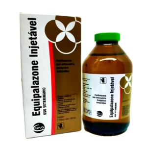 Equipalazone injetavel is a veterinary drug containing the active ingredient phenylbutazone, a non-steroidal anti-inflammatory drug (NSAID) commonly