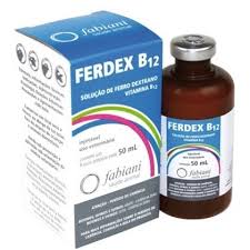 Ferdex B12 50ml is a veterinary injectable solution primarily used to treat and prevent iron and vitamin B12 deficiencies in animals, particularly young