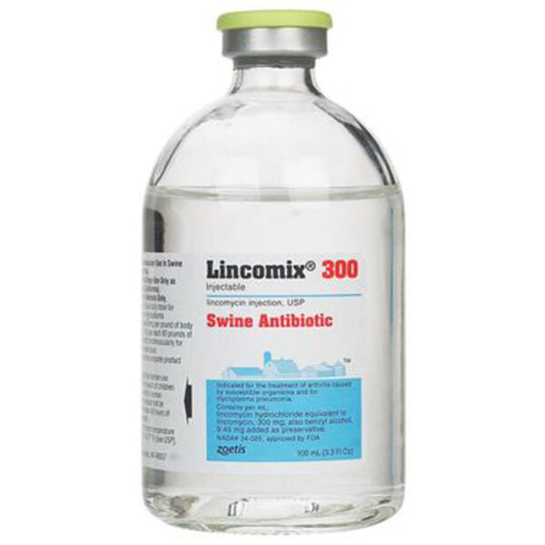 Lincomycin 300 for Livestock, Lincomix 300 Dosage for Animals, Lincomycin 300 mg/mL Solution, Lincomix 300 for Poultry